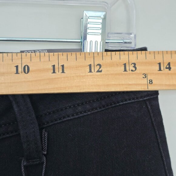 NWT 1822 Denim Wide Leg Jeans Size 4 Black Y2K - Picture 6 of 9